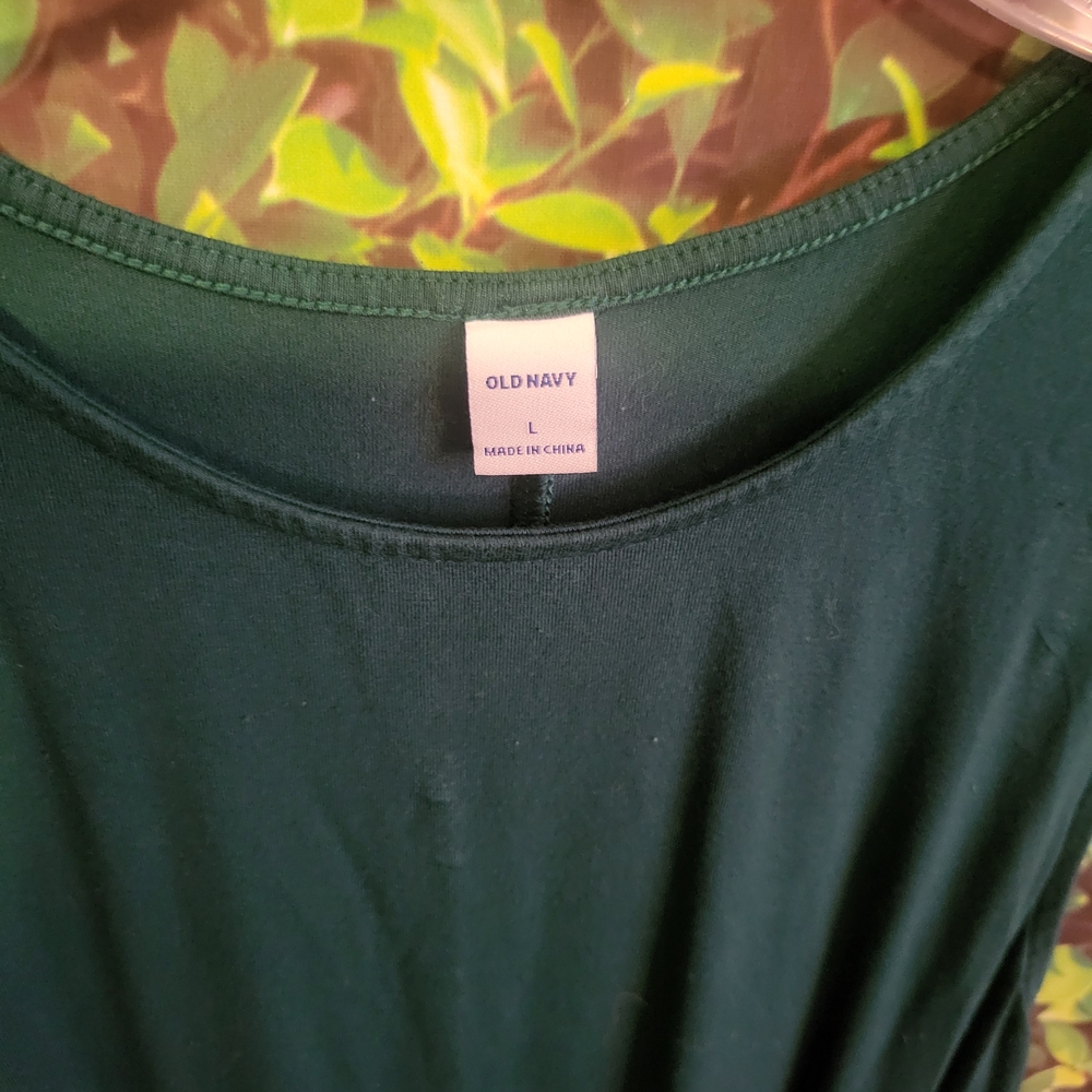 Old Navy Dark Green Tank Dress - Picture 3 of 4